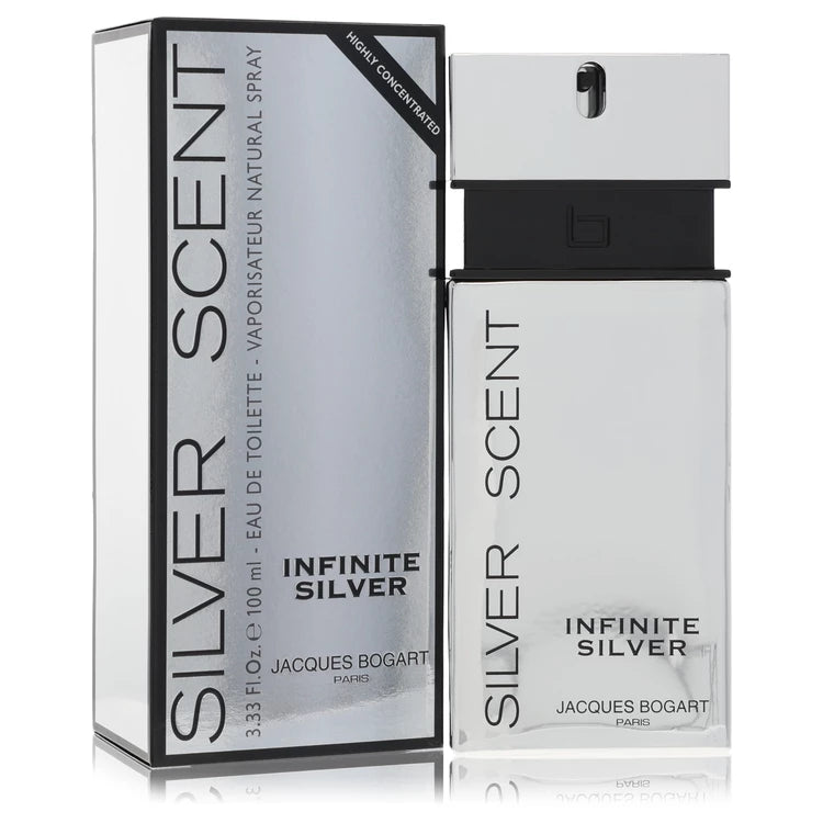 Jacques Bogart Men Silver Scent Infinite Silver 100 ml Eau De Toilette Spray