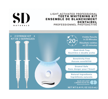 SD NATURALS Blue LED Whitening Kit 12mL