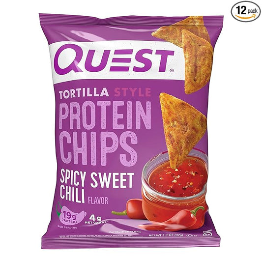 QUEST TORTILLA CHIPS SPICY SWEET CHILI 32g