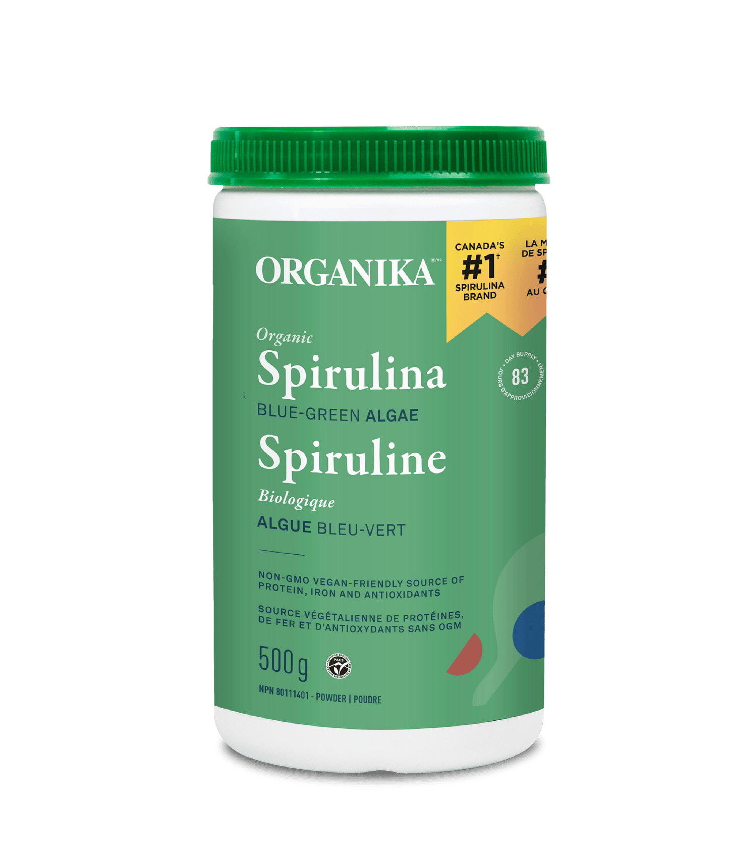 Organika SPIRULINA ORGANIC 500G