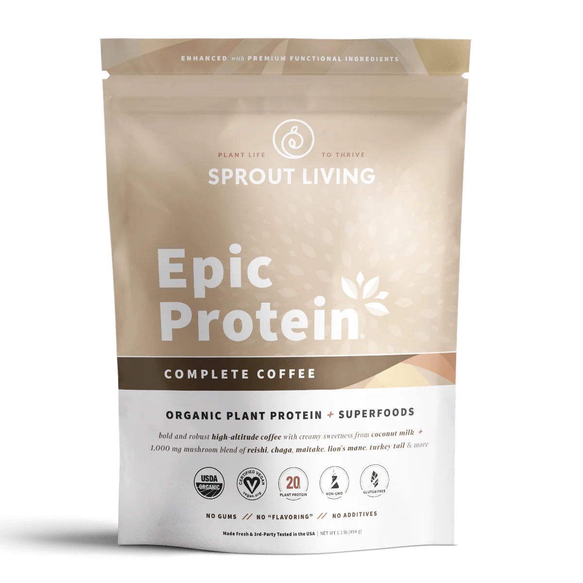 Sprout Living Epic Blends Complete Coffee | 1 lbs