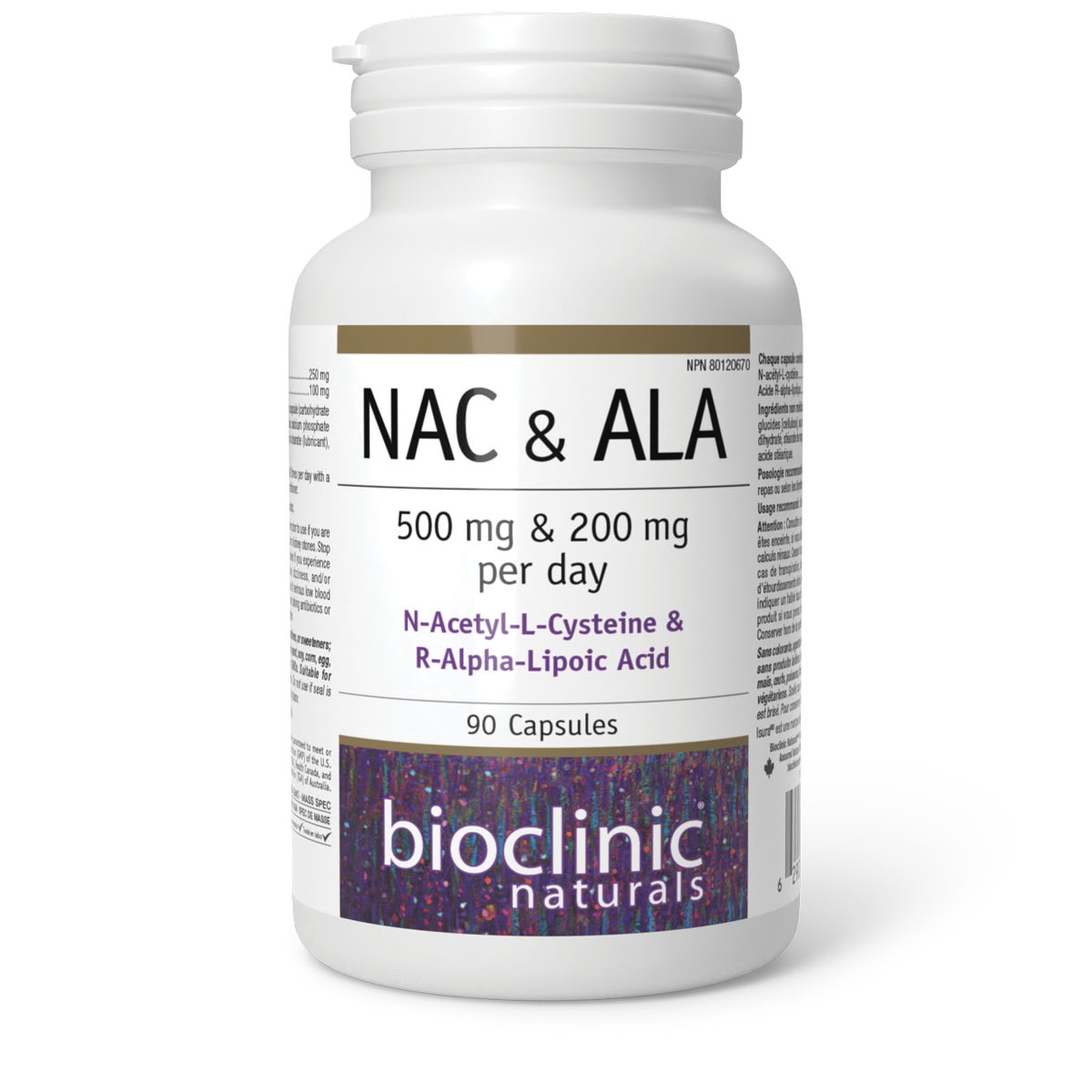 BioClinic NAC & ALA· 500 mg ·200 mg 90 V-Cap