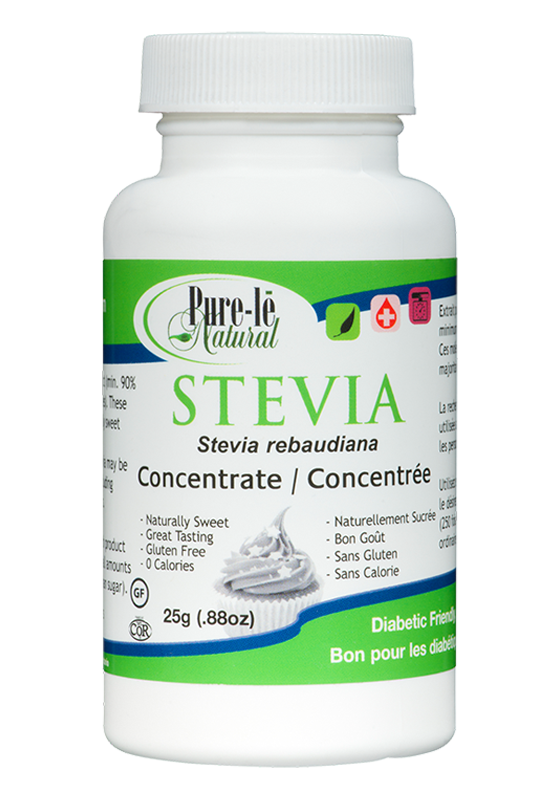 Pure-l? Pure-l? Natural Stevia Powder Concentrate Container Size: 25 g Each