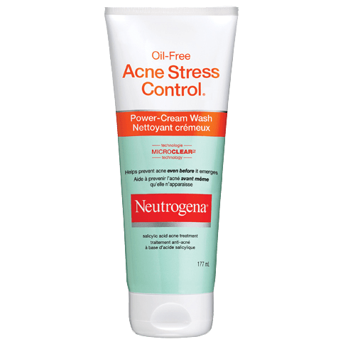 NEUTROGENA OIL FREE ACNE CREAM WASH 177ML