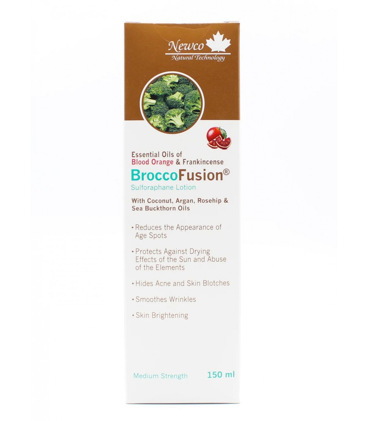 NEWCO Sulforaphane Lotion - Blood Orange & Frankincese 150ml Pump
