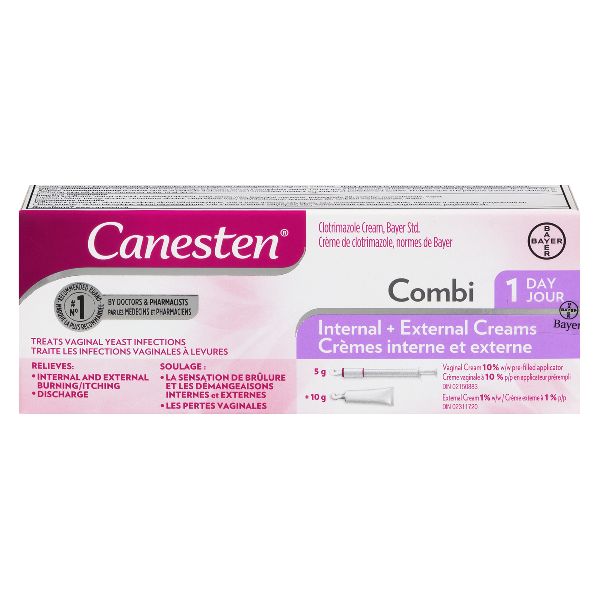 CANESTEN CR 1 DAY COMBI PK CREAM