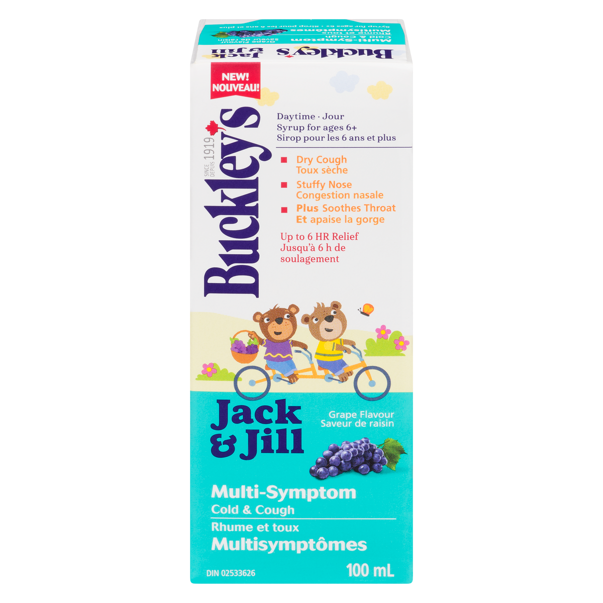 BUCKLEY'S JACK&JILL MULTI-SYMPTOM COLD&COUGH 100ML SYRUP