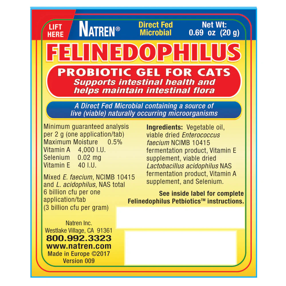 NATREN - RETAIL   FelineDophilus for Cats, 20ml