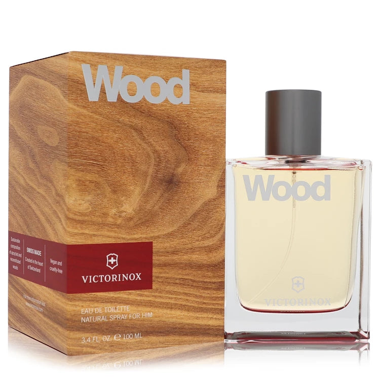 Victorinox Men Swiss Army Wood 100 ml Eau De Toilette Spray