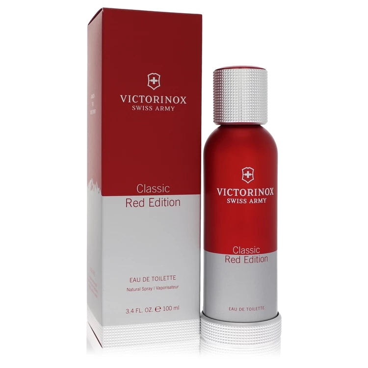 Swiss Army Red Edition Eau De Toilette Spray By Victorinox 3.4 oz Eau De Toilette Spray