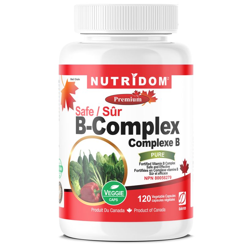 NUTRIDOM® Vitamin Safe B-Complex 120 Vcaps