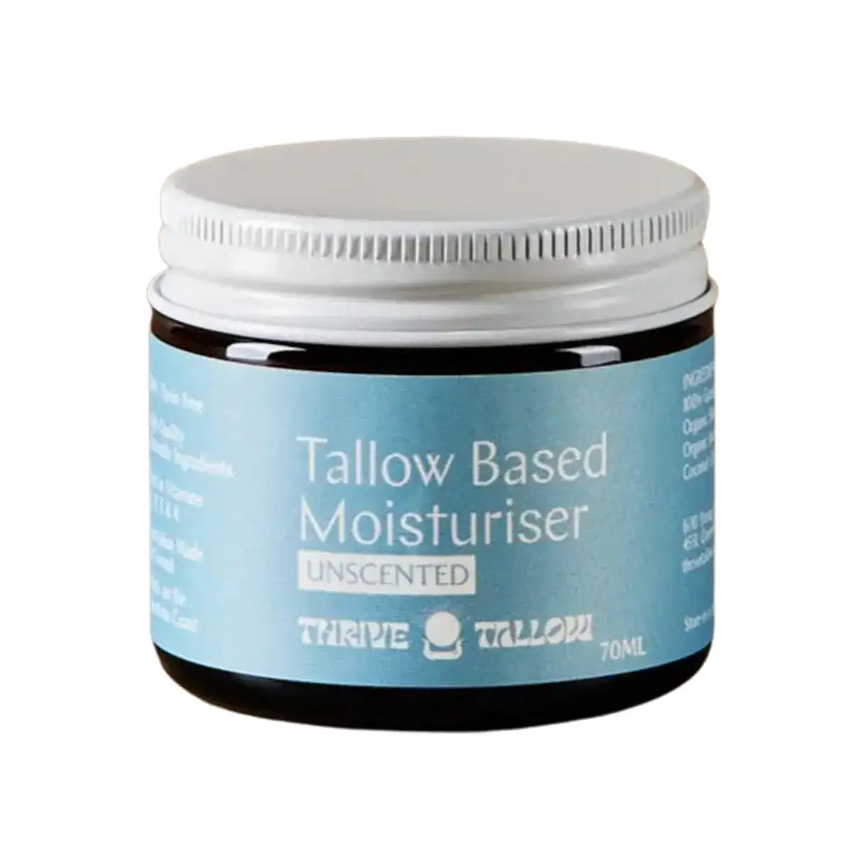 Thrive Tallow - Tallow Based Moisturiser Unscented - 6 x 70ml
