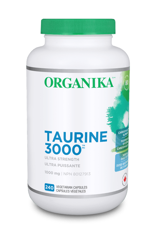 Organika   TAURINE-3000 ULTRA STRENGTH 240VCAP