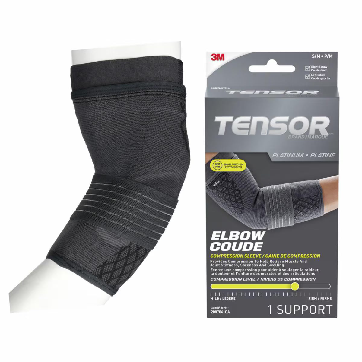 TENSOR PLATINUM COMPRESSION SLEEVE ELBOW S/M