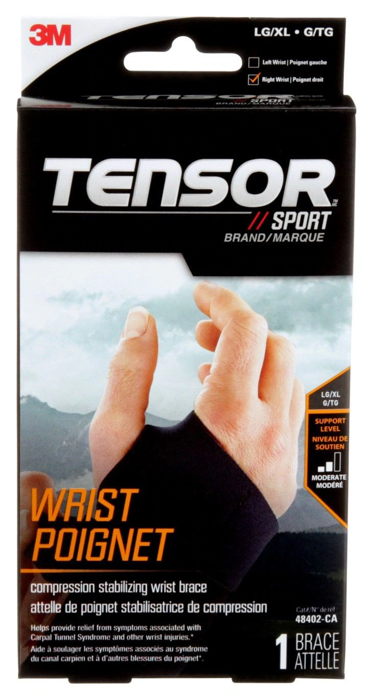 TENSOR SUPPORT WRIST RIGHT LG/XL