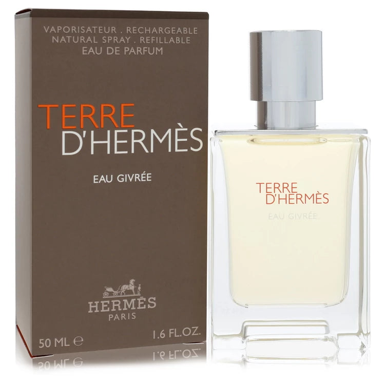 Hermes Men Terre D'hermes Eau Givree 50 ml Eau De Parfum Refillable Spray