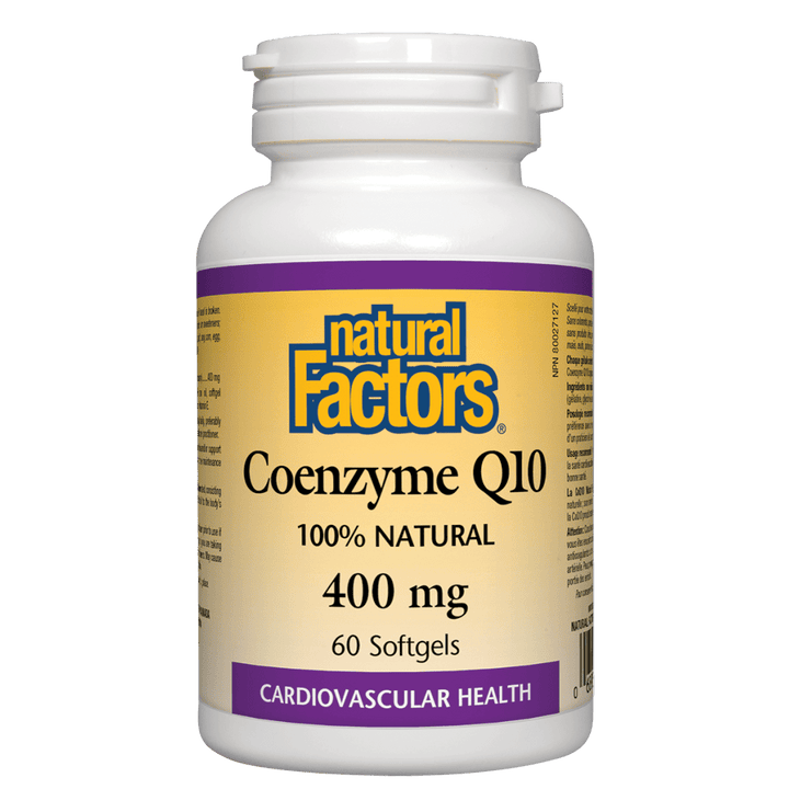 Natural Factors Coenzyme Q10 400 mg 60 sgels