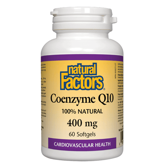 Natural Factors Coenzyme Q10 400 mg 60 sgels