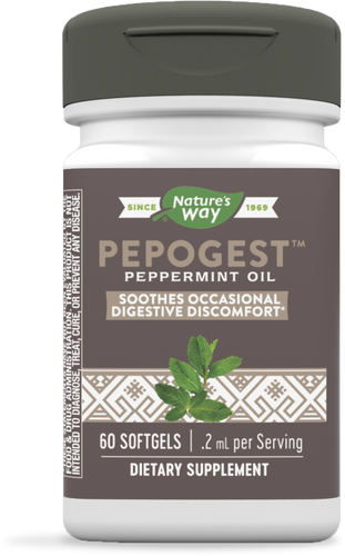 Nature's Way - Pepogest™ (Peppermint Oil) - 60 Gels