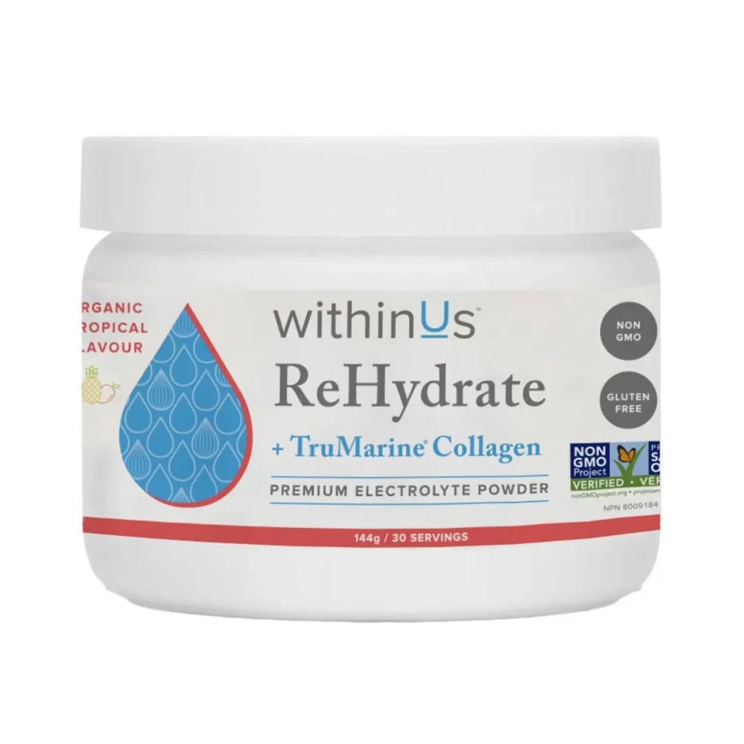 withinUs ReHydrate Collagen Jar - Tropical 144g