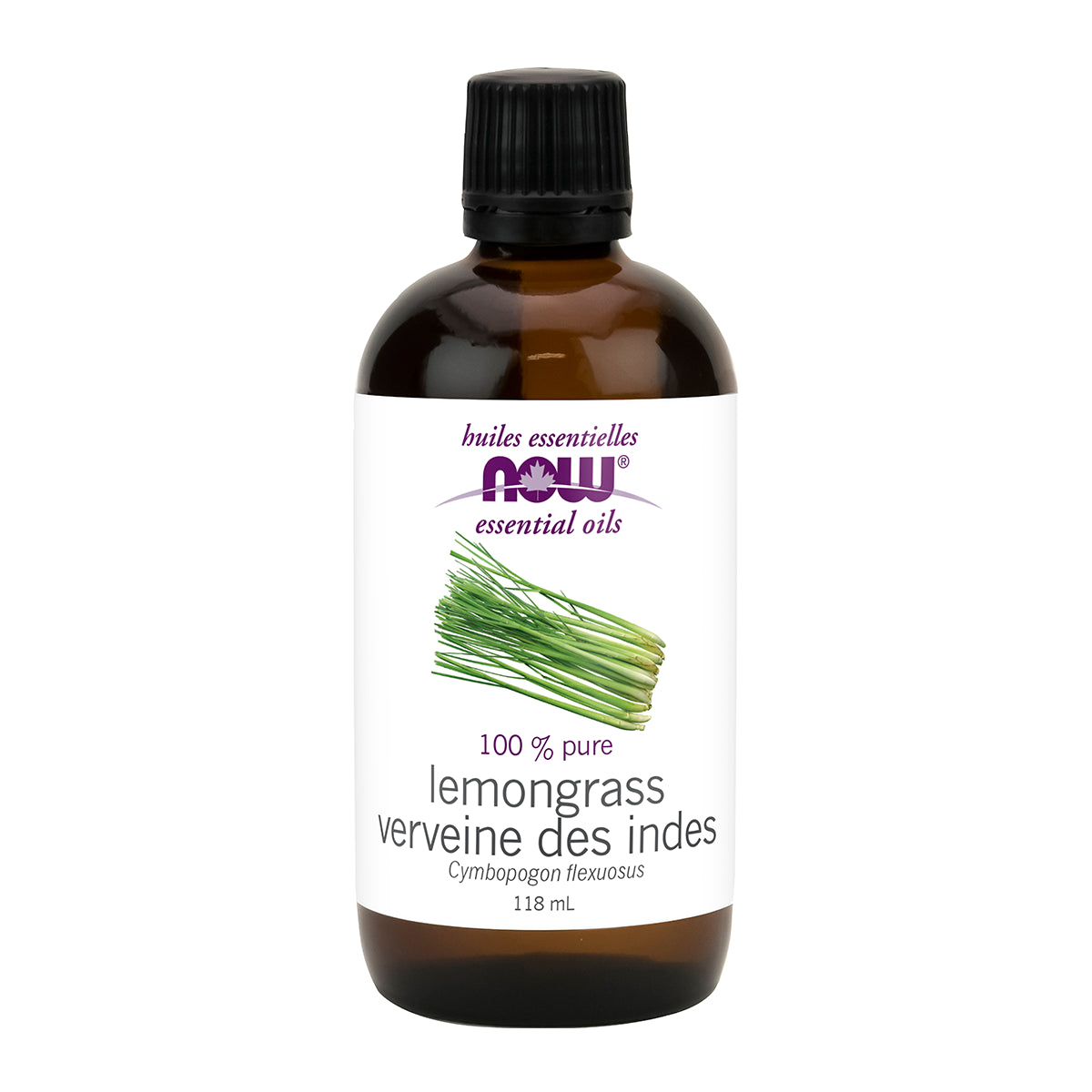 NOW Lemongrass Oil (Cymbopogon flexuosus)118mL