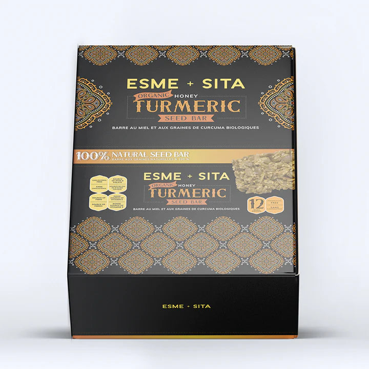 ESME+SITA Organic Honey Turmeric Seed Bar, 12/pk