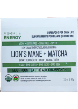 TWO HILLS TEA Org Lion's Mane + Matcha 60g