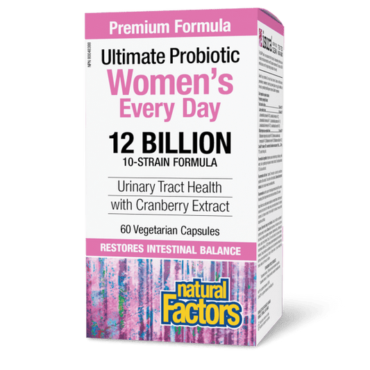 Natural Factors Women’s Every Day 12 Billion 10-Strain Formula 120vcaps