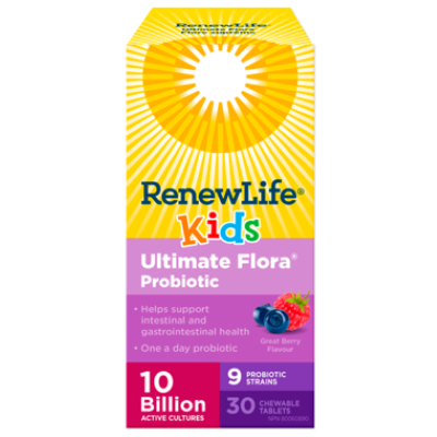 Renew Life   Ultimate Flora Kids Probiotic 10Bil 30ch