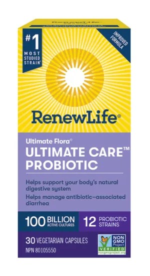 Renew Life   Ultimate Flora Ultimate Care 100Bil 30vcap