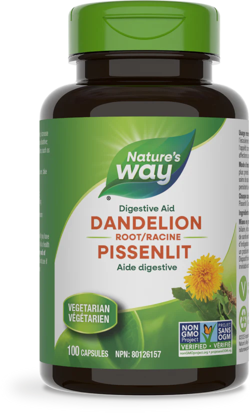 Nature's Way - Dandelion Root - 100 Veg Caps