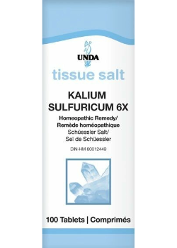 UNDA _Kalium sulfuricum 6x _100 tabs