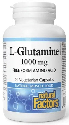 Natural Factors   L-Glutamine 1000 mg   60 vcapsvcaps