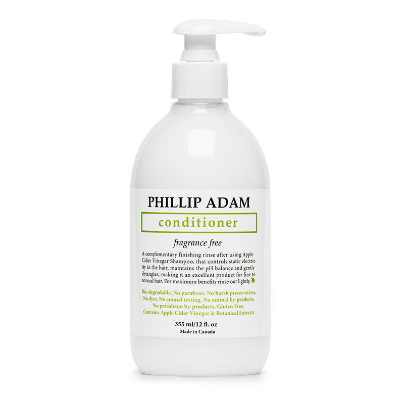 PHILLIP ADAM - Conditioner, Apple Cider Vinegar, Fragrance Free    355ml
