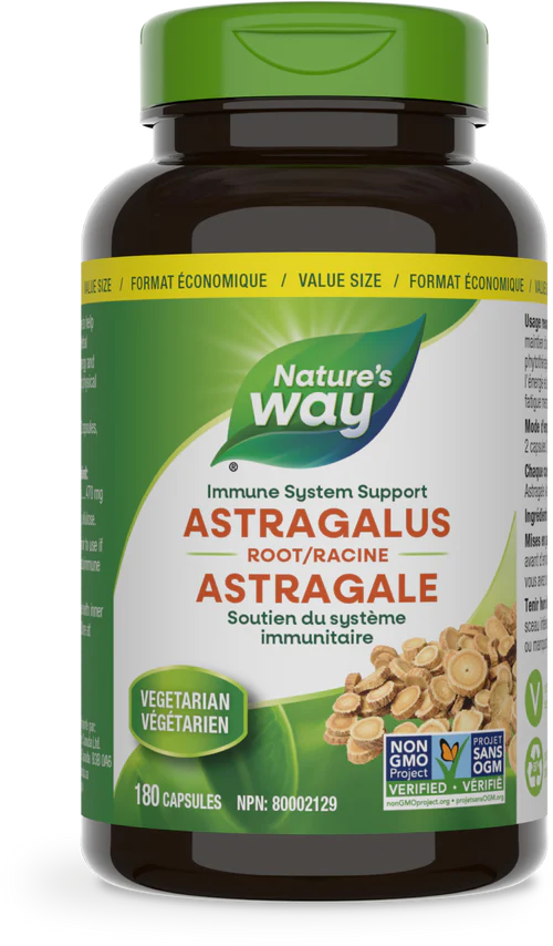 Nature's Way - Astragalus Root - 180 Veg Caps