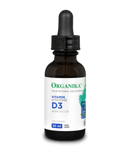 Organika   VITAMIN D3 LIQUID DROPPER 2500 IU 30ML