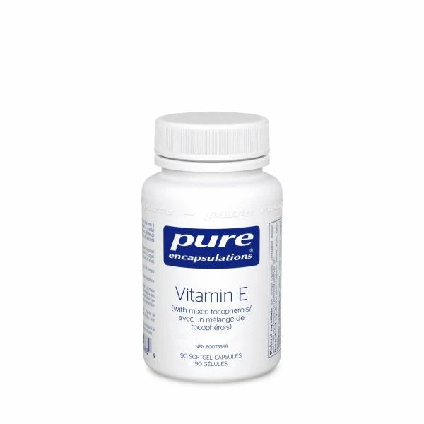 PURE ENCAPSULATIONS_Vitamin E (with mixed tocopherols) _90 caps