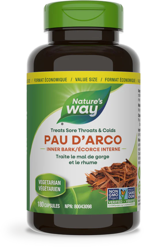 Nature's Way - Pau d’Arco Inner Bark - 180 veg Caps