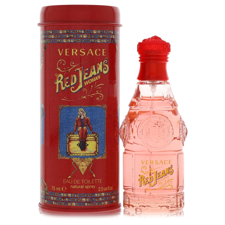 Versace Women Red Jeans 75 ml Eau De Toilette Spray