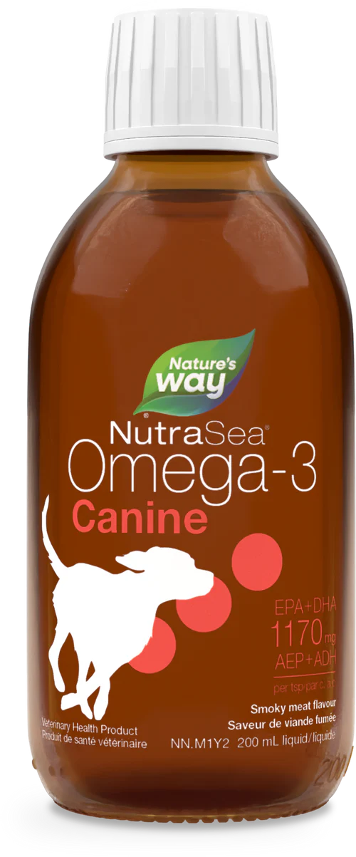 Nature's Way - Baie Run Canine Omega-3 / (Smoky Meat) - 200 ml