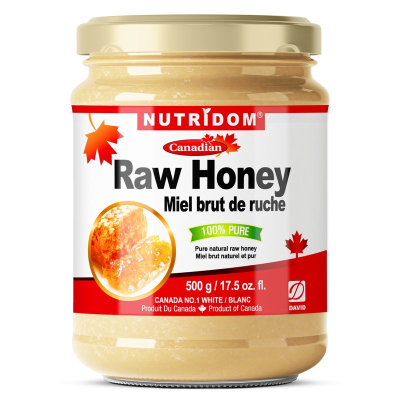NUTRIDOM® Raw Honey 500g - Glass jar *