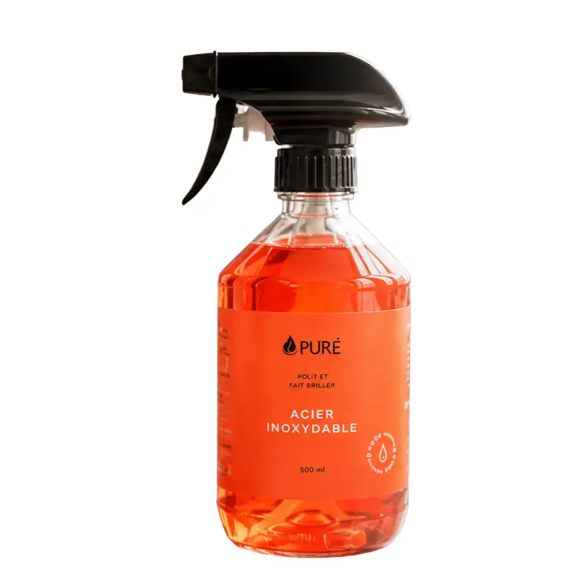 Pure - Stainless Steel with Cloth 500mL