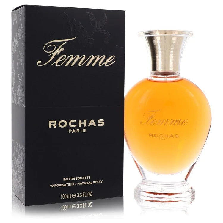 Femme Rochas Eau De Toilette Spray By Rochas 3.4 oz Eau De Toilette Spray