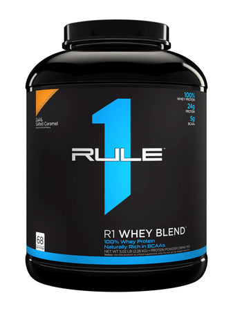 RULE 1 R1 WHEY BLEND LIGHTLY SALTED CARAMEL 5lbs