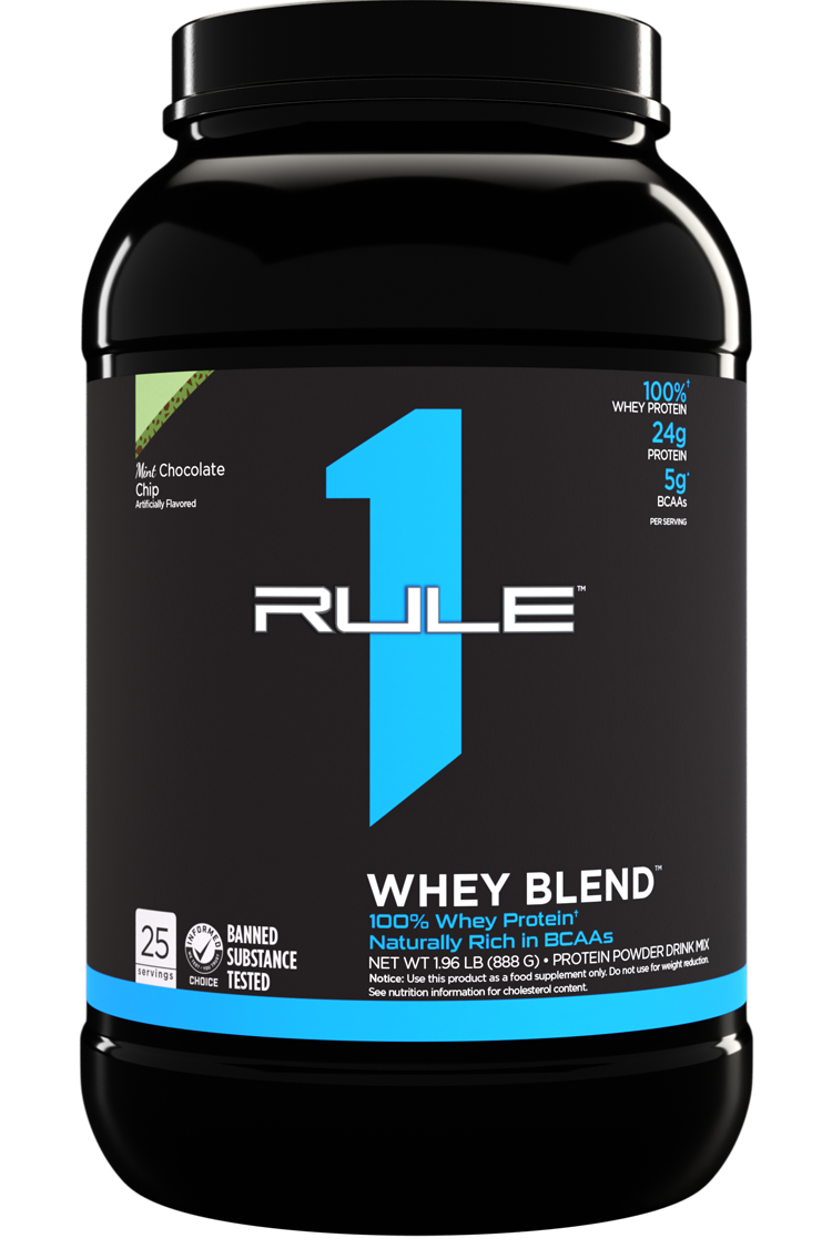 RULE 1 R1 WHEY BLEND MINT CHOCOLATE CHIP 2lbs
