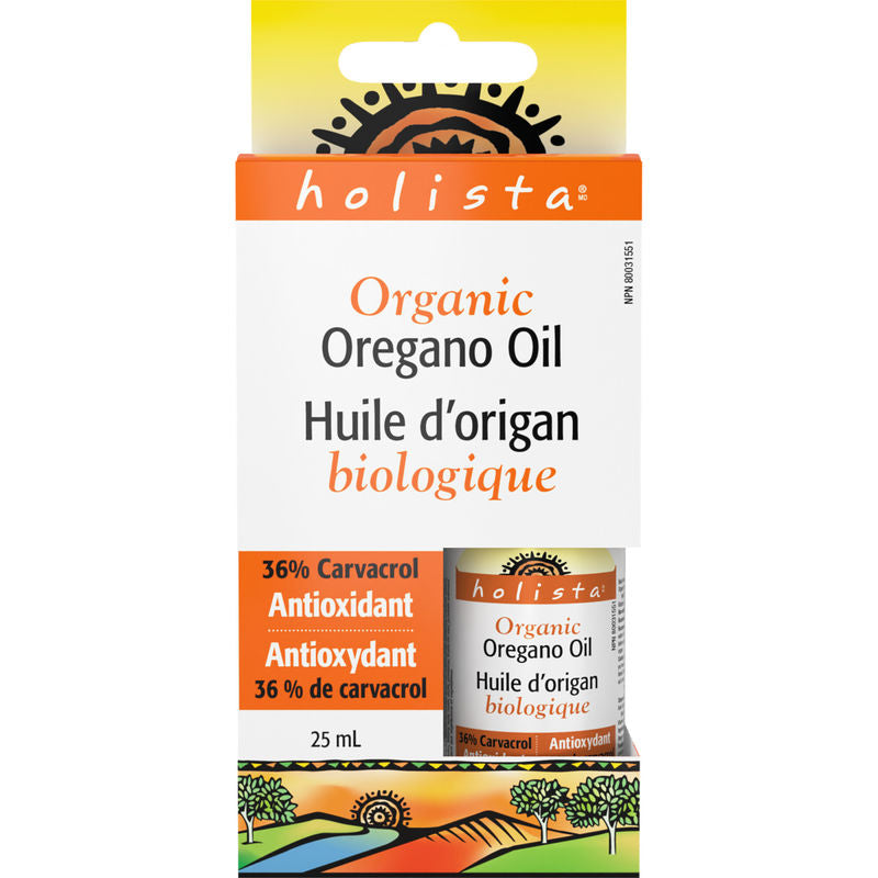Holista - Organic Oregano Oil 36% Carvacrol - 25 mL