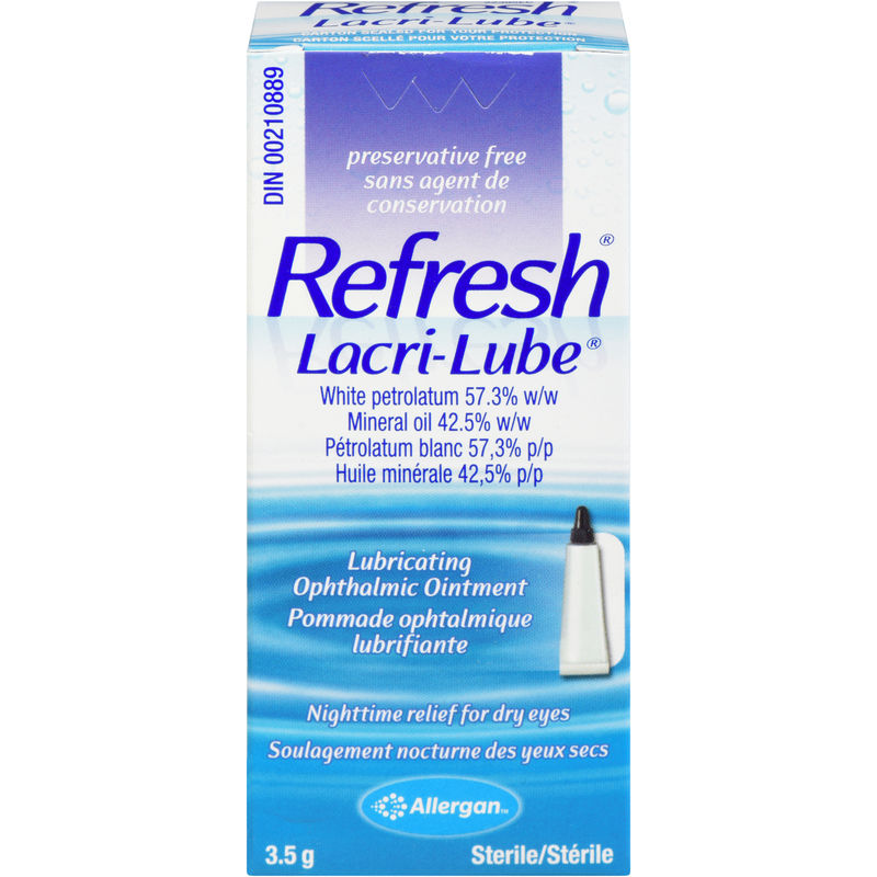 REFRESH LACRI-LUBE 3.5G (Recalled by the supplier)