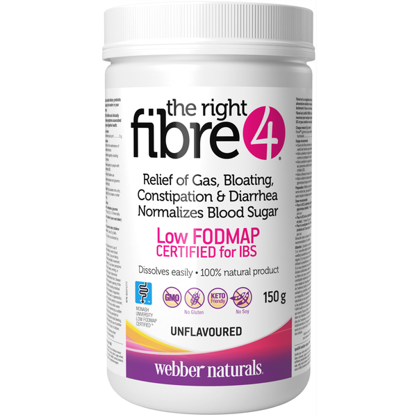 Webber Naturals - The Right Fibre4®, Unflavoured - 150 g