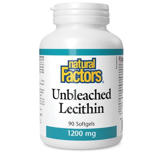 Natural Factors   Unbleached Lecithin 1200 mg   90 sglssgls
