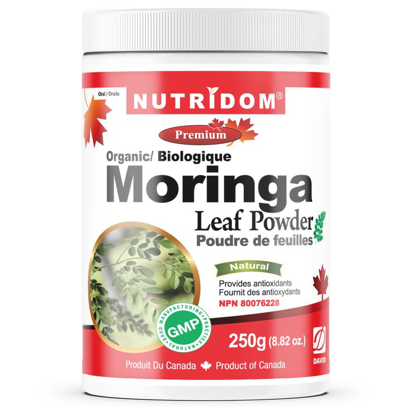 NUTRIDOM® Moringa Leaf Powder 250g - Organic